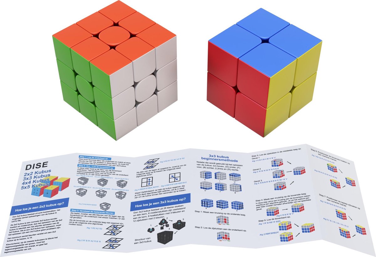 Vormen Doordringen Worstelen Speed Cube Set - 2x2, 3x3 - Kubus - Magic Cube - Breinbreker | Games |  bol.com