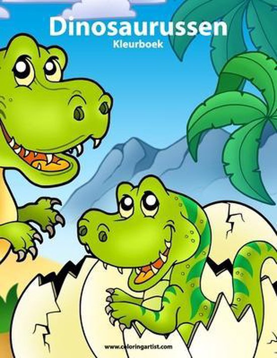 Dinosaurussen- Dinosaurussen Kleurboek 1