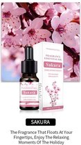 DW4Trading Essentiële Etherische Olie - Aromatherapie - Heerlijke Geuren - 10 ml - Sakura