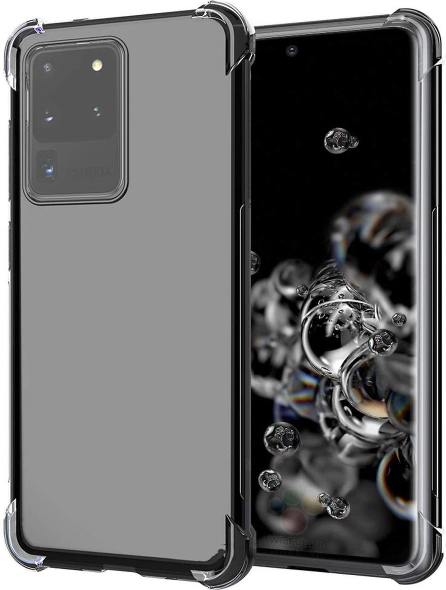 Hoesje geschikt voor Samsung Galaxy S20 Ultra - Back Cover Transparant Shockproof