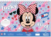 Disney Kleur- En Stickerboek Minnie Mouse 23 X 33 Cm Blauw