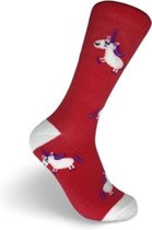 JustSockIt Eenhoorn sokken - Sokken - Leuke sokken - Unicorn sokken - Cadeau voor vrouwen - Verjaardag cadeau