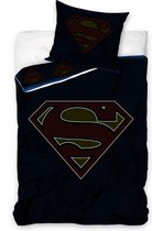 Superman Dekbedovertrek Glow in the Dark - Eenpersoons - 140  x 200 cm - Katoen
