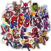 Super Helden Stickers - 50 stuks - Super Helden  - Stickers volwassenen - Stickers kinderen - Laptop stickers - Stickerbomb