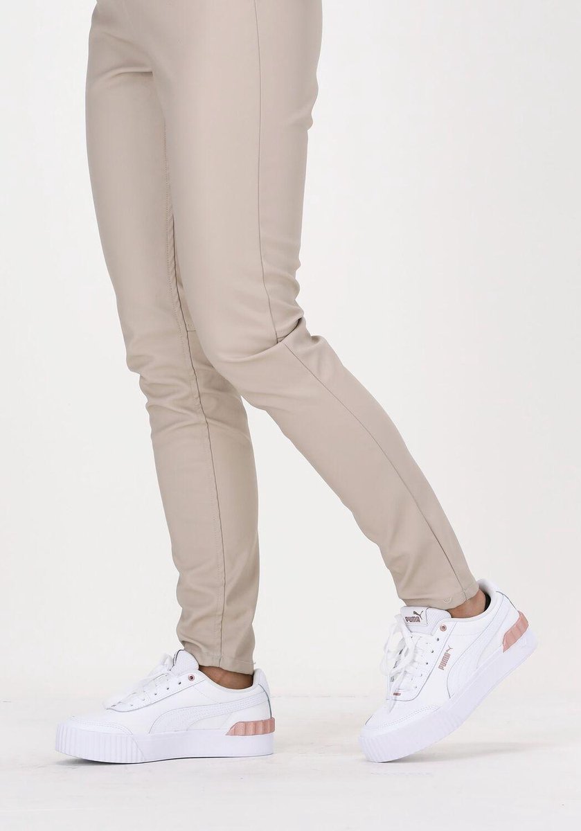 PUMA Carina Lift Metallic Pop Femmes Baskets pour femmes - Puma White-Puma  White-Rose | bol.com