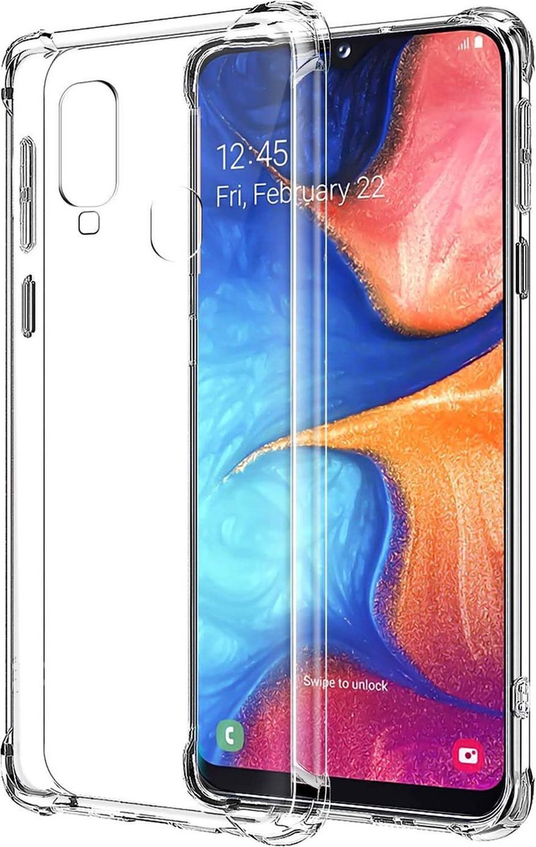 Hoesje geschikt voor Samsung Galaxy A30 - Back Cover Transparant Shockproof