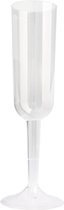 Champagneglazen Doorzichtig Plastic 207ml 4st