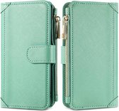 iMoshion Luxe Portemonnee Samsung Galaxy S21 FE hoesje - Groen