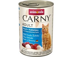 Animonda Carny Adult - Rund met Kabeljauw en Peterselie - 6 x 400 g