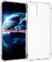 Samsung Galaxy A03s Hoesje - MobyDefend Transparante Shockproof TPU Gelcase - Verstevigde Hoeken - Volledig Doorzichtig - GSM Hoesje - Telefoonhoesje Geschikt Voor: Samsung Galaxy