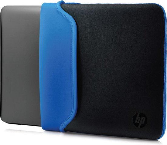 HP Neopreen - Laptop sleeve - 15,6 inch - Zwart/ Blauw - HP