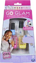 Cool Maker GO GLAM Refill Pack avec 2 cartouches de motifs et du vernis à ongles à utiliser avec la machine à ongles du U-nique Nail Salon, kit de manucure