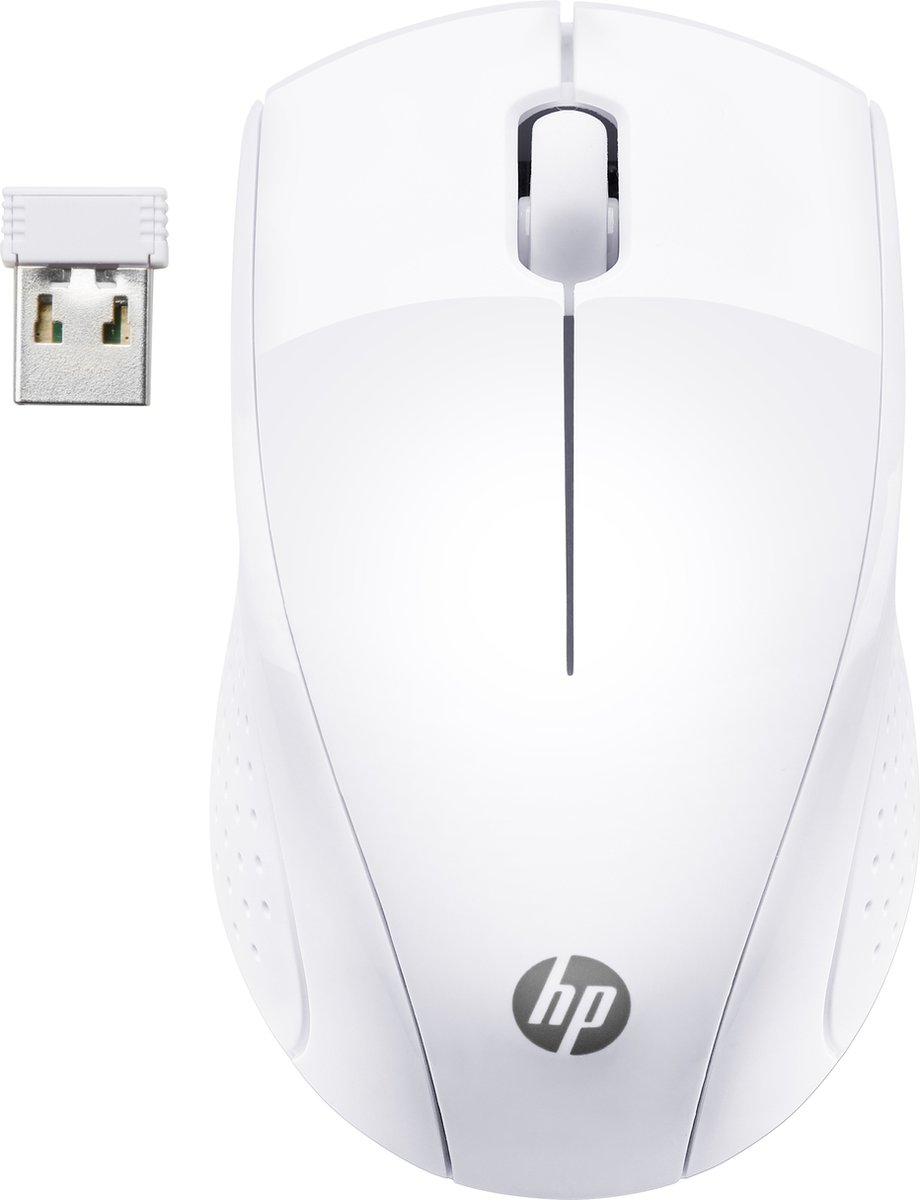 HP 220 Muis Radiografisch Geïntegreerd scrollwiel Wit