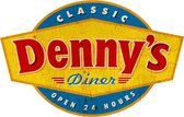 Signs-USA - Denny's Diner - wandbord - verweerd - grunge - 58 x 37 cm