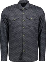 Gabbiano Overhemd Overhemd Van Jacquard Kwaliteit 331783 Olive Mannen Maat - 3XL