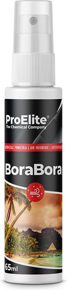 Pro elite | Interior Autoparfum | Interieur parfum | 65 ML | Geur: Bloemen geur, Bora Bora |Cleaner | Auto geur spray