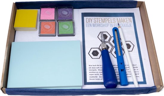 BUTTERER Rayher stempel, motief dankje, hout, 1 stuk, rond ø 3 cm, voor creatieve kunst, scrapbooking, geschenken-28891000