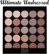 MUA 25 Shade Oogschaduw Palette - Ultimate Undressed (doosje met krasjes)