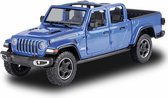 2021 Jeep Gladiator Overland (Blauw) (22 cm) 1/27 Motor Max - Modelauto - Schaalmodel - Model auto - Miniatuurautos - Miniatuur auto