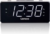 Lenco CR-18 - Wekkerradio met LED Display - Wit