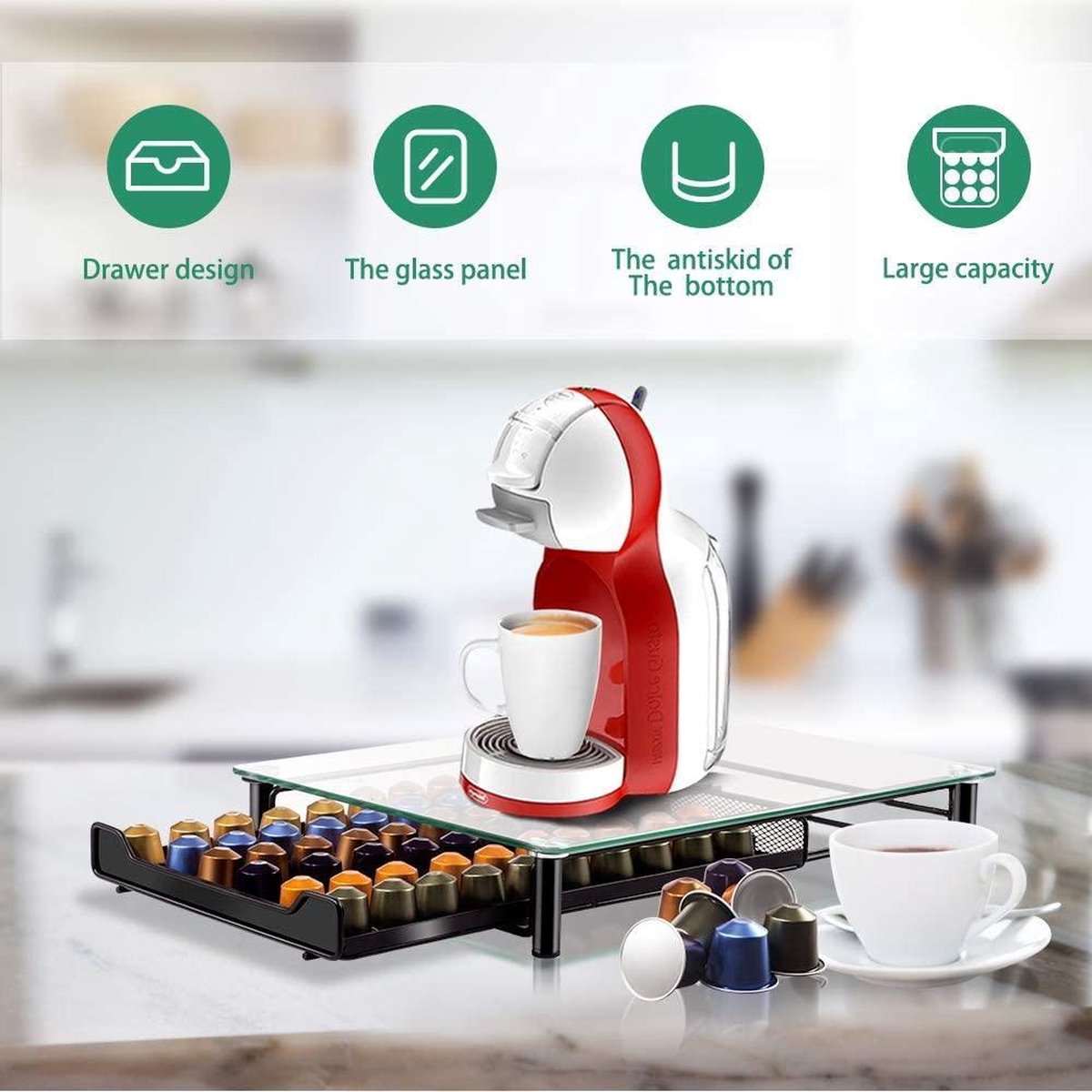 Nimma® Nespresso Capsulehouder - voor 40 Capsules
