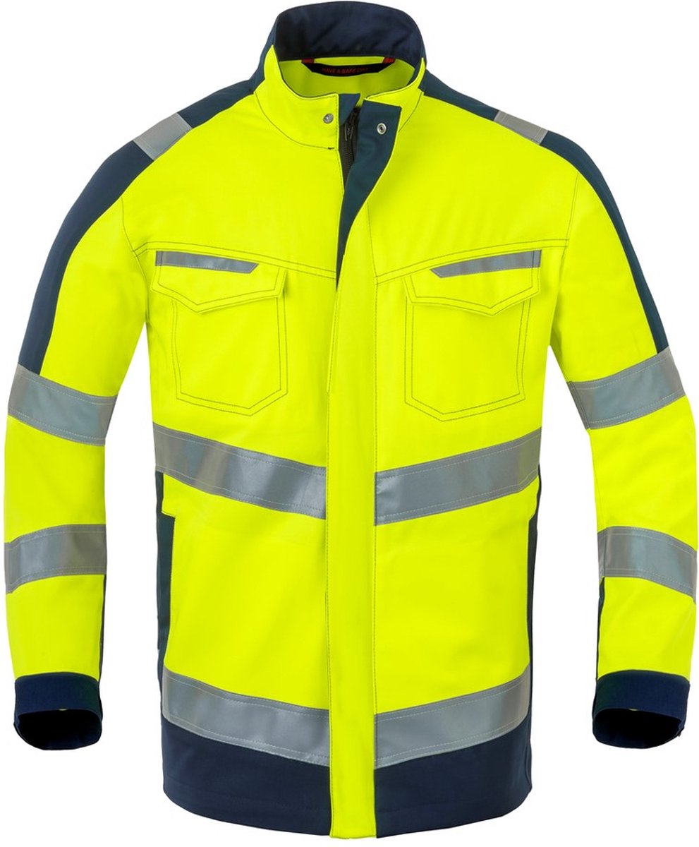 Havep 50169 Jack Fluo Geel/Marine maat 54