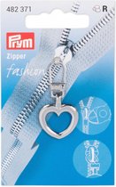Prym Fashion Zipper Hart Zilverkleurig