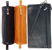 Safekeepers - pennenbakje - Pennenzak - Penetui Groot - 3 Stuks zwart en bruin