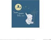 Disney Poster - Dumbo Sweet Dreams - 30 X 30 Cm - Blauw