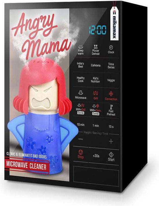 MikaMax Angry Mama - Magnetron Reiniger - Magnetron moeiteloos schoon Microwave Cleaner - Koelkast Reiniger - Magnetron accessoires - MikaMax