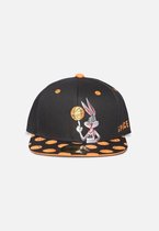 Looney Tunes Space jam Bugs Bunny Snapback Cap Zwart - Official Merchandise