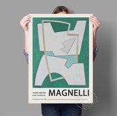 Alberto Magnelli Print Poster Wall Art Kunst Canvas Printing Op Papier Met Waterproof Inkt 42x60cm Multi-color