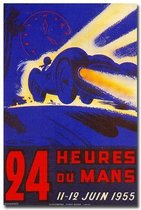 24 Hours Of Le Mans Origineel Print Poster Wall Art Kunst Canvas Printing Op Papier Living Decoratie 50x75cm Multi-color