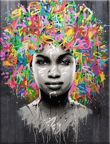 Banksy Stijl Graffiti Wall Art Print Poster Wall Art Kunst Canvas Printing Op Papier Living Decoratie 60x90cm Multi-color