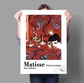 Matisse Red House Print Poster Wall Art Kunst Canvas Printing Op Papier Met Waterproof Inkt 20x25cm Multi-color