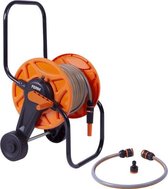 FERM Tuinslangwagen | Starter set | Tuinslang | 20m | Incl. spuitstuk, koppelingen & kraanaansluiting | Compleet | Tuinslang op wagen