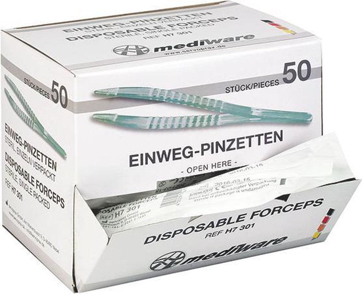 Goedkoopste Mediware Pincetten (wegwerp) steriel - per 50 stuks