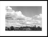Acacia – Dorp – maçonniek gedicht in fotolijst zwart aluminium 30 x 40 cm