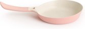 CREATE - PAN STUDIO - Gegoten aluminium pan van Ø24cm en handvat van bakeliet - Voor alle soorten keukens - Roze