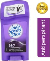 Lady Speed Stick Invisible Protection Deodorant Stick - 24H Zweet Bescherming & Anti Witte Strepen - Populairste Anti Transpirant Deo Stick - Deodorant Vrouw