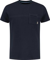 Gabbiano T-shirt T Shirt Wafflestructuur Met Ronde Hals 151764 Navy 301 Mannen Maat - L