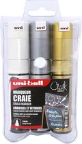 Chalk marker PWE-8K set 3 stuks