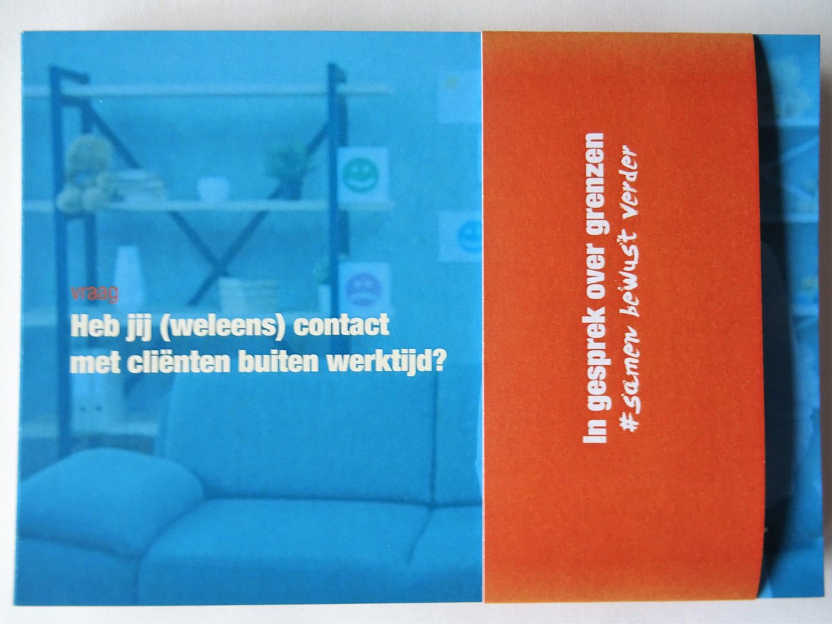 Postkaarten ‘In gesprek over grenzen’ | Tot hier en niet verder! - dr
