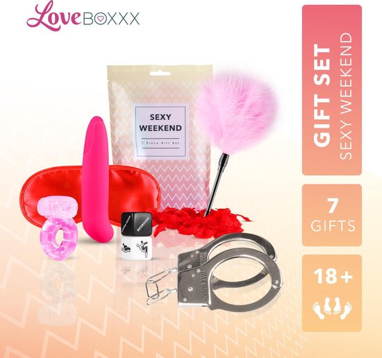 Foto: Loveboxxx sexy weekend spannende erotische geschenkset inclusief sex toys en accessoires erotisch cadeauset voor koppels