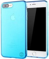 HEM Siliconen Hoesje - Geschikt voor iPhone 6 Plus / 6s Plus - Blauw Transparant