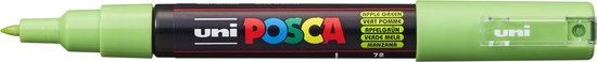 Krijtstift – Fineliner – Universele Marker – 72 Appelgroen – Uni Posca Marker – PC-1M – 0,7mm – 1 stuk