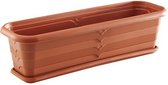 Hega Plantenbak Niagara 10 Liter 59 X 18 X 16 Cm Bruin