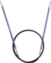 Knitpro Zing rondbreinaald  met vaste kabel 3.75 mm, 80 cm