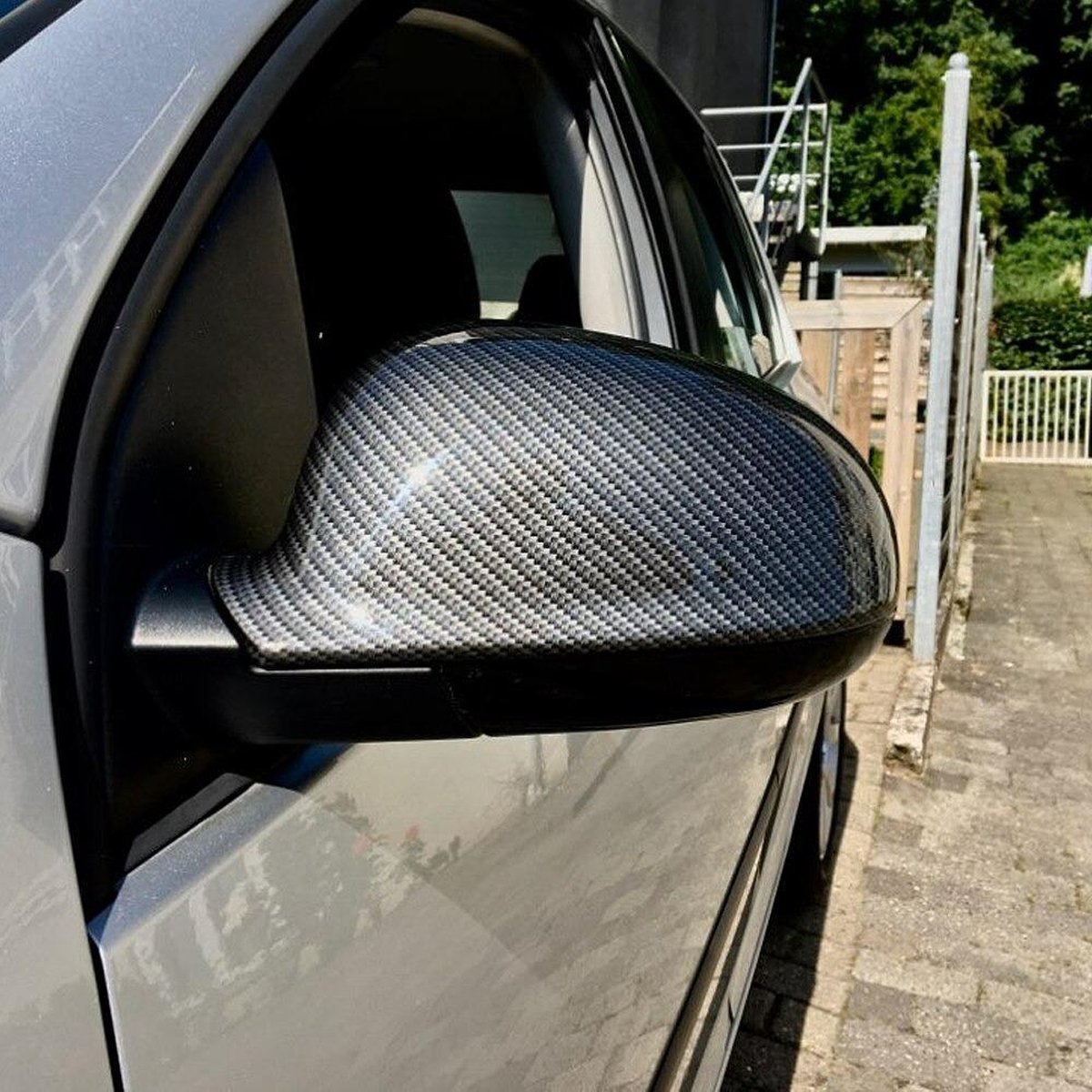 VW Golf 5 MK5 GTI GTD TSI R32 TDI GT R20 Look Plus Spiegel Covers Caps Zijspiegel Case Cover 2 Stuks | Carbon Look