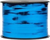 Metallic krullint blauw glimmend 250M X 5MM